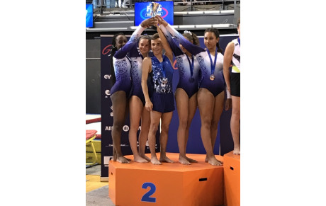 L' équipe fédérale de tumbling toutes catégories vice-championne de FRANCE!!!